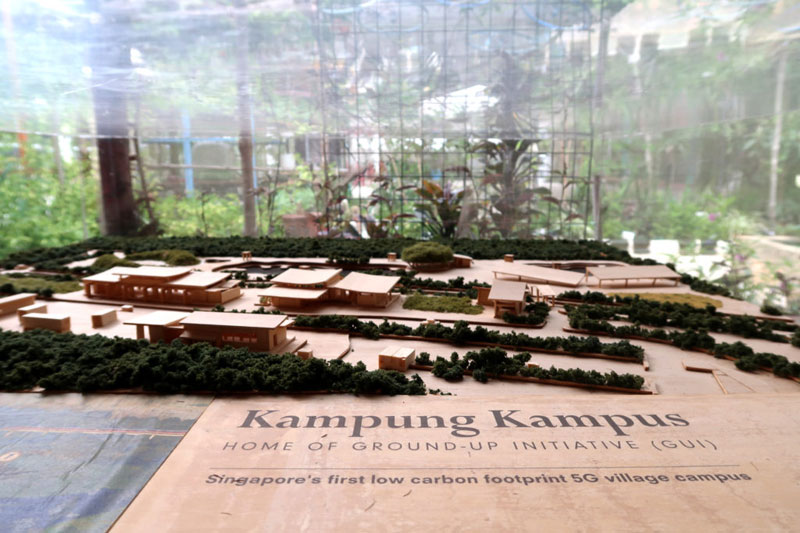 Kampung Kampus as GUI calls it, is built on the power of community - volunteers who built paths and create the space.