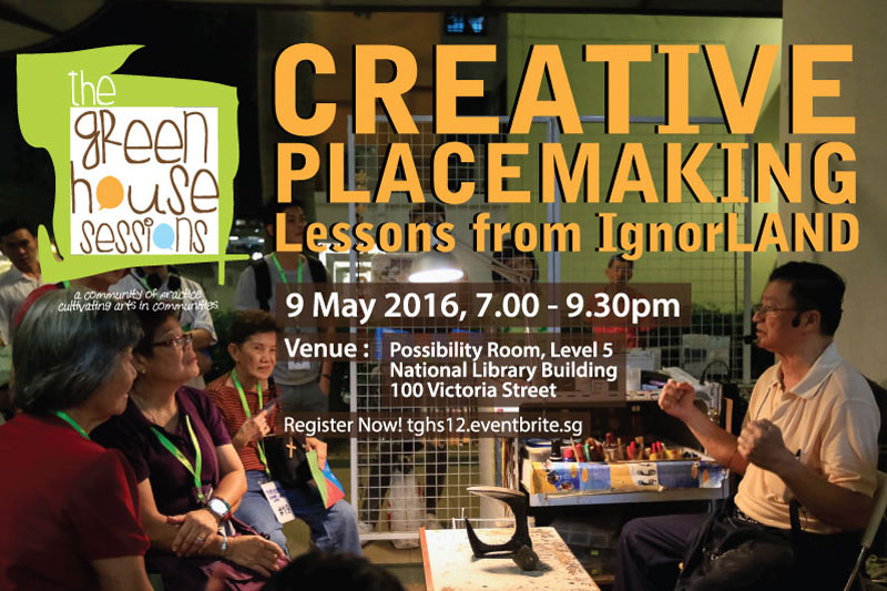 Event poster for Creative Placemaking: Lessons From IgnorLAND