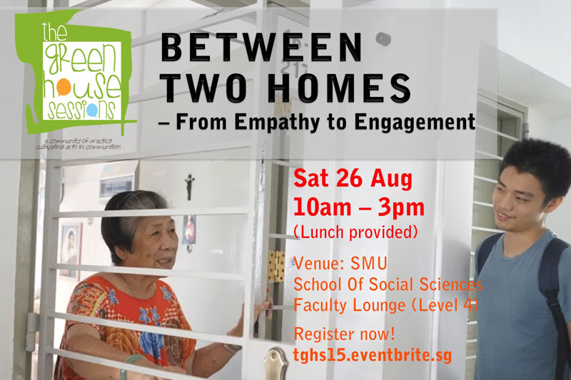 Event poster for Between Two Homes – From Empathy To Engagement
