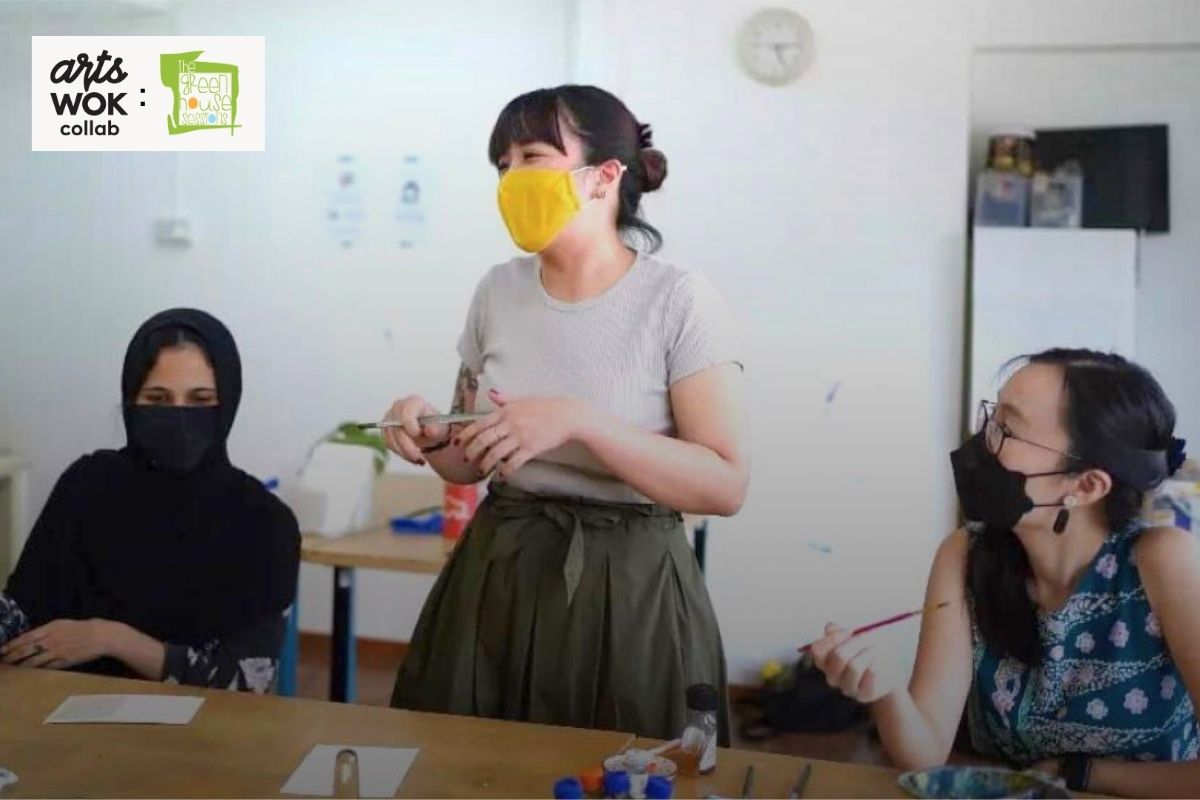 Event poster of the Greenhouse Session 22: Collaborating for Sustinability